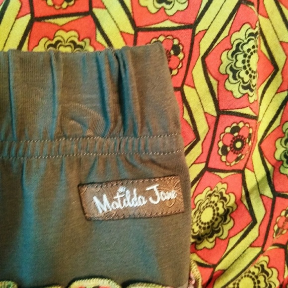 Matilda Jane Serendipity Fall Ruffled Hem skirt Autumn size small - Picture 4 of 4